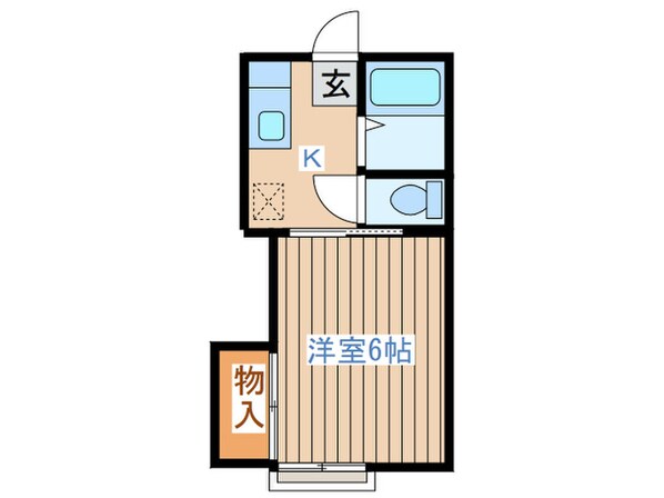 コーポＳＵＮの物件間取画像